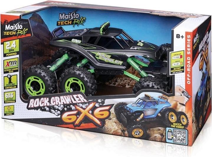 Actual product image Maisto TECH controlled car Rock Crawler 6x6, 82745 (RTF Ready-To-Fly)
