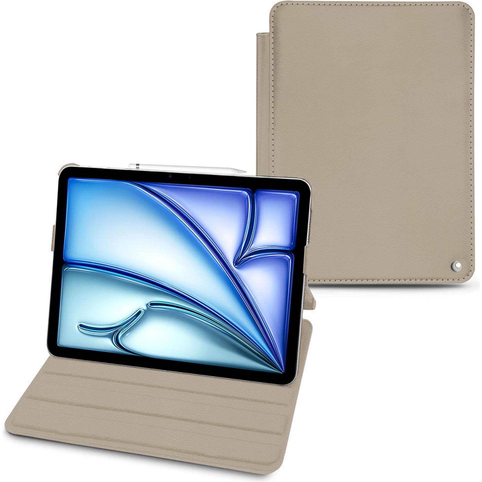 Thumbnail - Noreve Lederschutzhülle horizontal (iPad Air 2020 (4. Gen), iPad Air 2022 (5. Gen)), Tablet Hülle, Beige