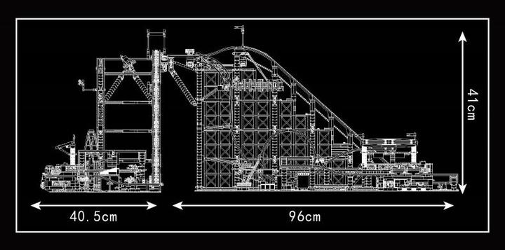 Produktbild Mould King Roller Coaster, Achterbahn