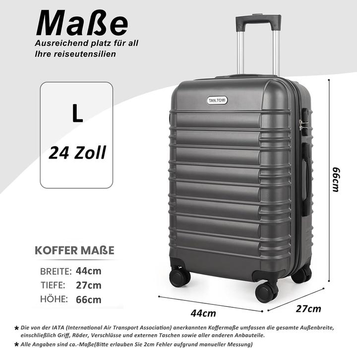 Produktbild MoFut Hartschalen-Trolley mit Zahlenschloss (65L) (65 l)