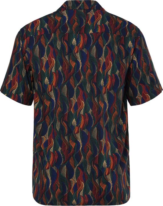 Immagine prodotto Men+ Viskose-Hemd, Halbarm, Alloverprint, Cubakragen, Cuba Fit (L)
