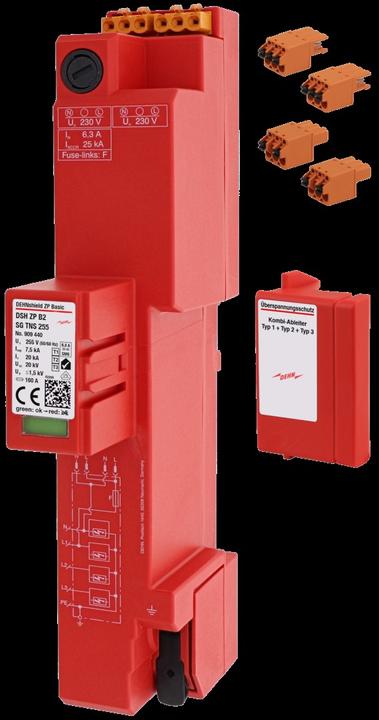 Immagine prodotto Dehn DEHNshield ZP Basic DSH ZP 909440 B2 SG TNS 255 Scaricatore combinato tipo1+2