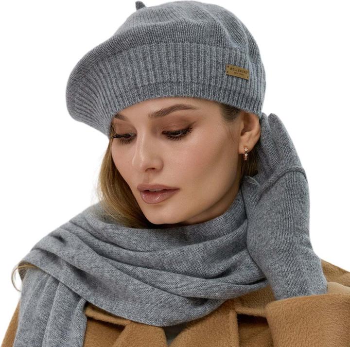 Image du produit Bellemere Hat Classic Cashmere Beret (Taille unique)