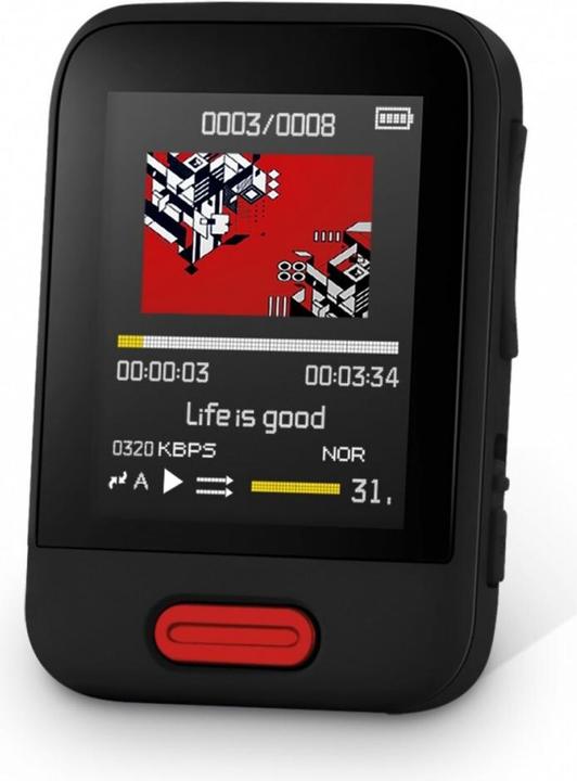 Actual product image Sencor SFP 7716RD MP3 MP4 PLAYER (16 GB)