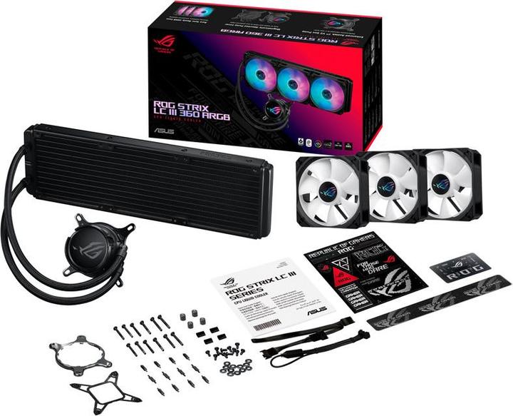 Actual product image ASUS ROG STRIX LC III 360 ARGB