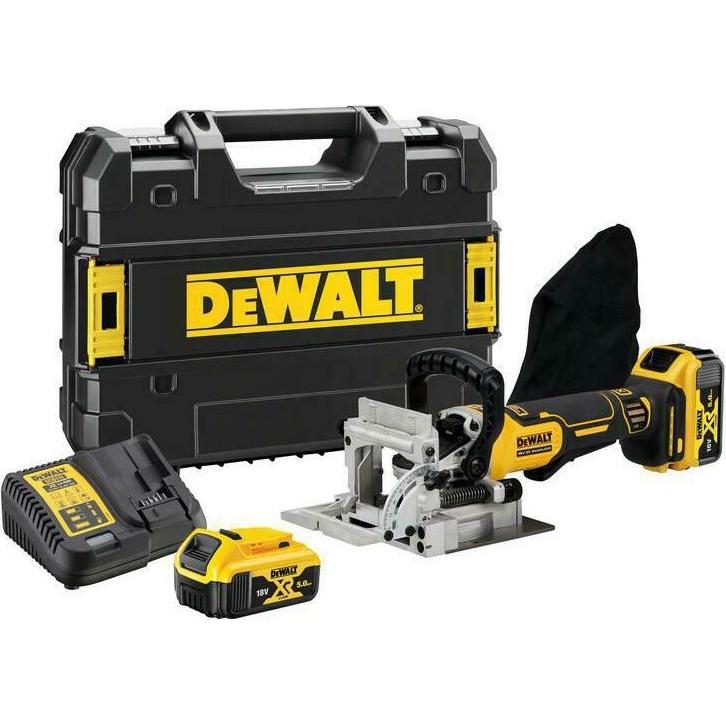 DeWalt, Fresa, FREZARKA LAMELOWNICA 18V 2x5,0Ah TSTAK DCW682P2