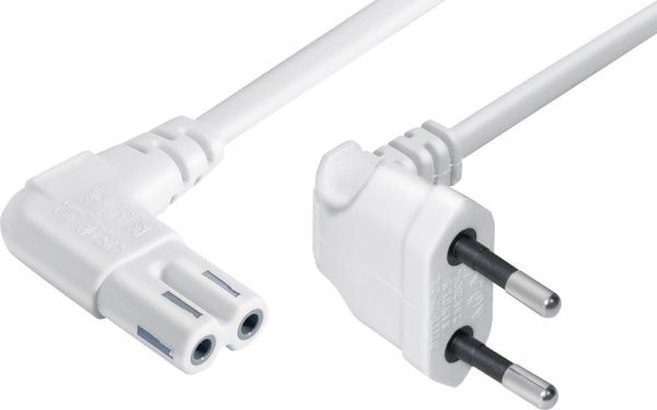 Produktbild Niwotron Netzleitung Eurostecker gewinkelt (2 m)