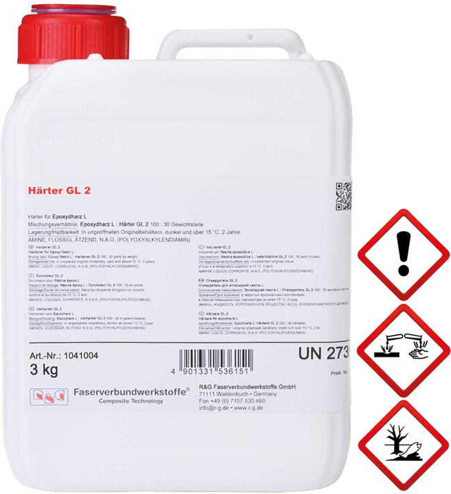 Image du produit R&G Durcisseur GL 2 (210 min.) Bouteille/ 0,75 kg (750 g)