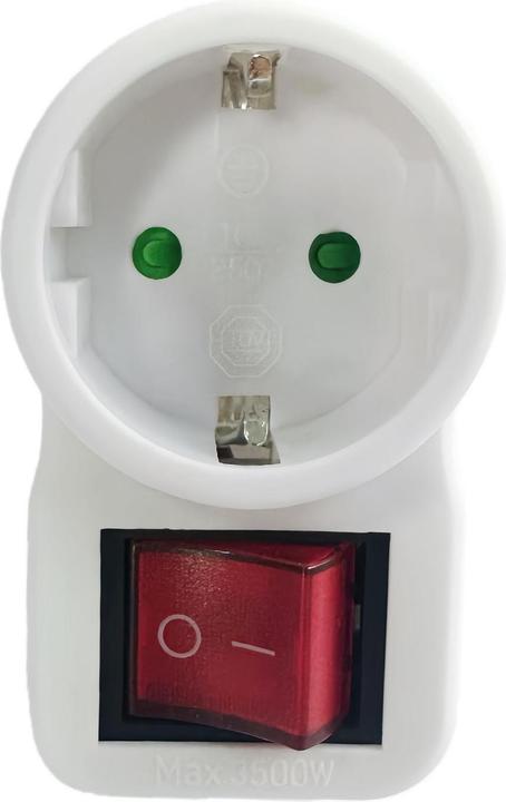 Image du produit MicroConnect Adaptateur de prise de sécurité, blanc