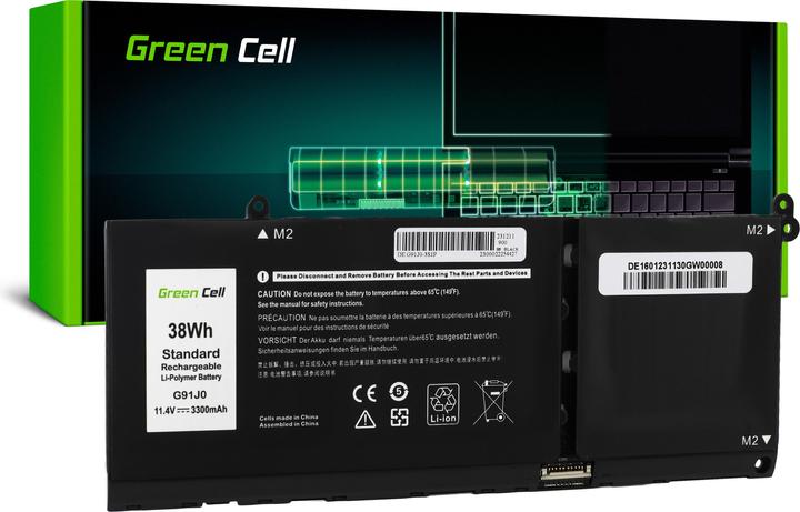 Produktbild GreenCell Green Cell Laptop Battery G91J0 for Dell Latitude 3320 3330 3520 Inspiron 15 3511 3525 5510 (1 Zellen, 3300 mAh)