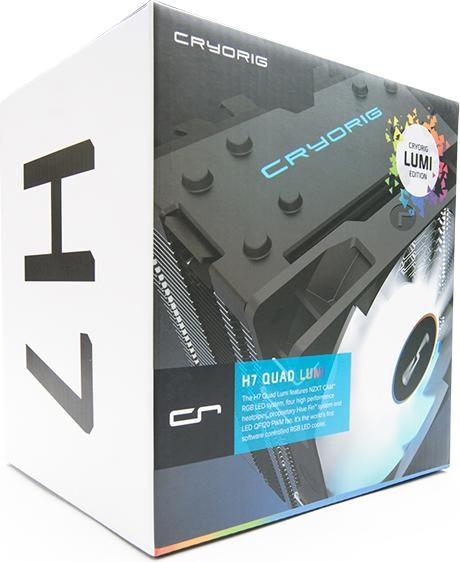 Actual product image Cryorig H7 Quad Lumi RGB (145 mm)