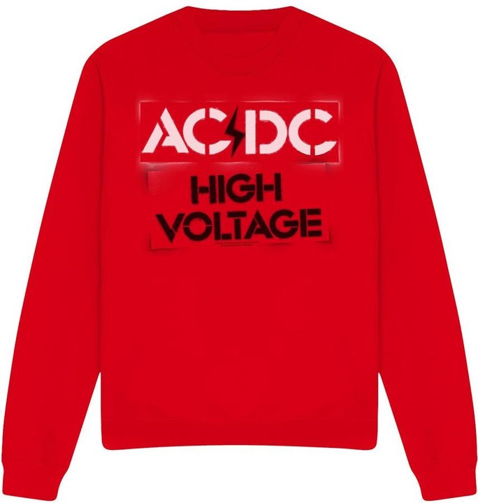 Immagine prodotto AC/DC High Voltage Felpa Stencil Adulto Unisex (M)