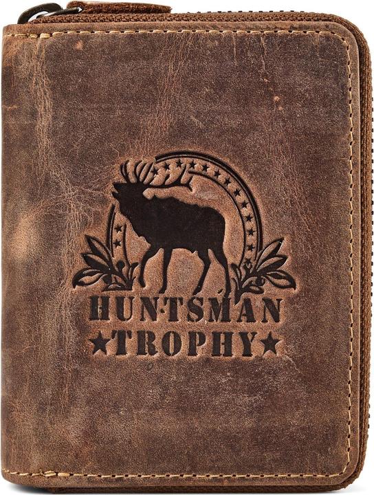 Produktbild Greenburry Huntsman Geldbörse RFID Schutz Leder 10 cm