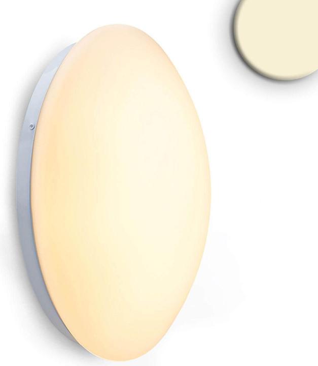 Actual product image Isoled LED ceiling/wall light 24W, white, IP54, warm white