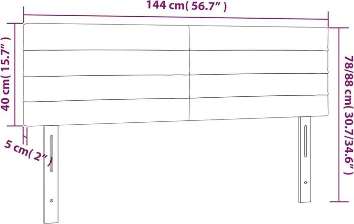 Produktbild VidaXL Daria (144 x 5 x 88 cm)