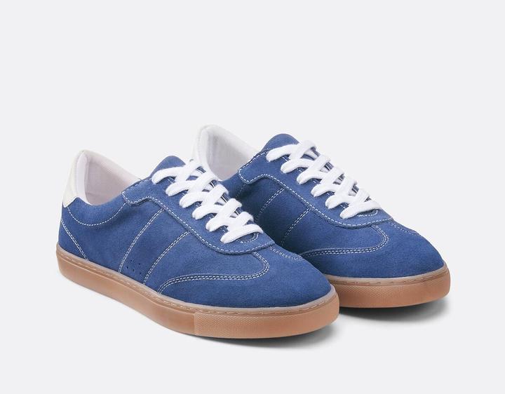 Image du produit La Redoute Collections Retro-Sneakers aus Veloursleder (39)