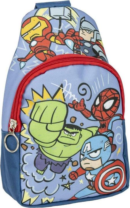 Kinderrucksack The Avengers Schultertasche Blau 13 x 23 x 7 cm