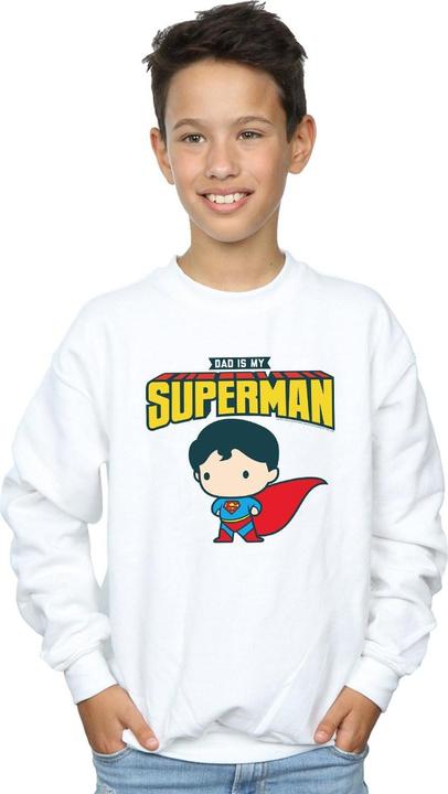 Image du produit - Sweat SUPERMAN MY DAD IS MY HERO - Garçon (152, 158)