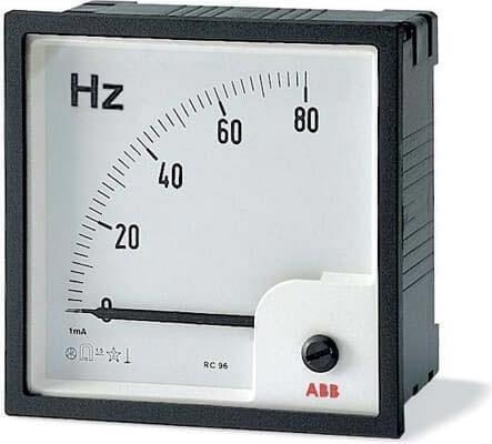 Actual product image ABB Frequency meter