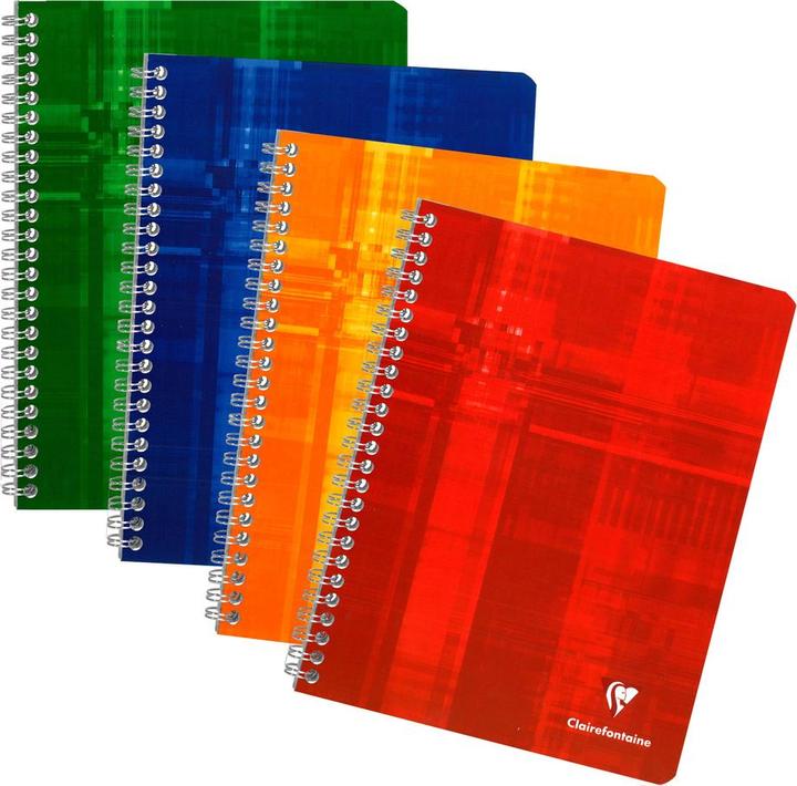 Actual product image Clairefontaine Spiralheft (17 x 22 cm, Checked, Hardcover)