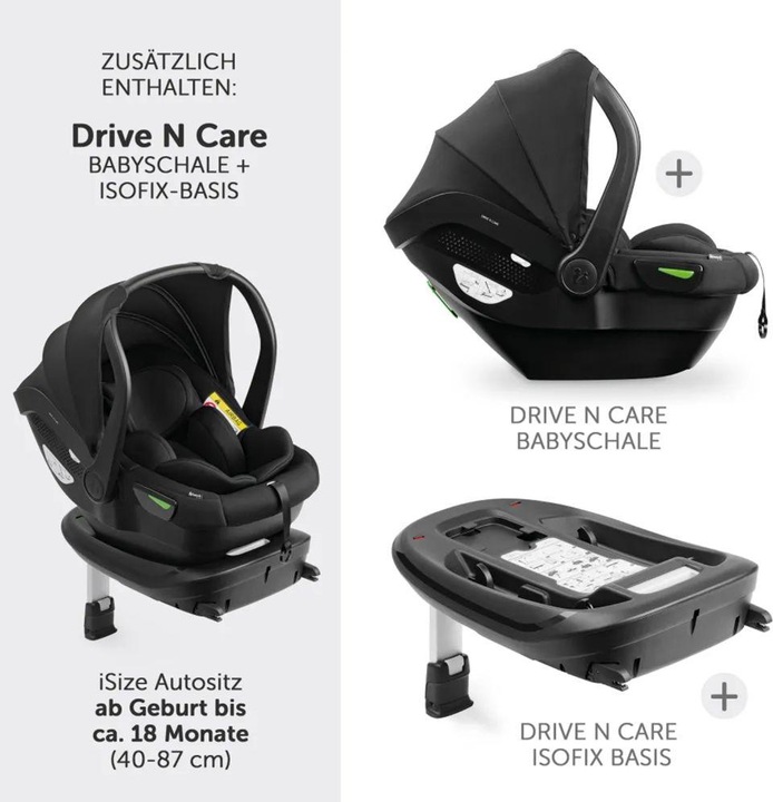 Immagine prodotto Hauck Kinderwagen 3 in 1 4in1 Kinderwagen-Set Vision X Trio Set - inkl. i-Size