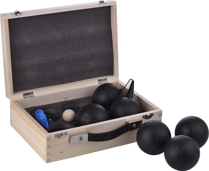 Image du produit Laguiole Jeu De Petanque Dans Boîte En Bois Noir (6 x, 69 mm)