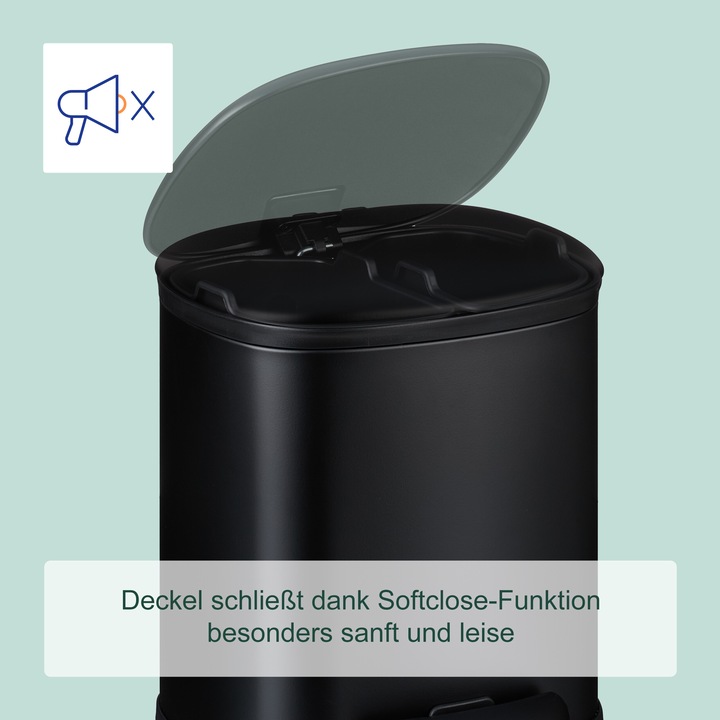 Immagine prodotto Relaxdays Cestino per il bagno (5 l)