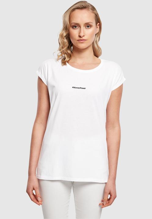 Produktbild Merchcode Ladies WD - Strong As A Woman Extended Shoulder Tee - 116539 (S)