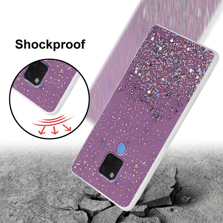 Actual product image Cadorabo TPU cover sparkling glitter (Mate 20)
