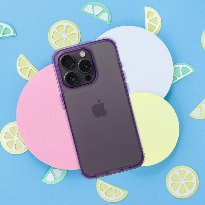 Actual product image OEM Back panel cover MATRIX CLEAR Case for IPHONE 13 Pro light violet (Apple iPhone 13 Pro)