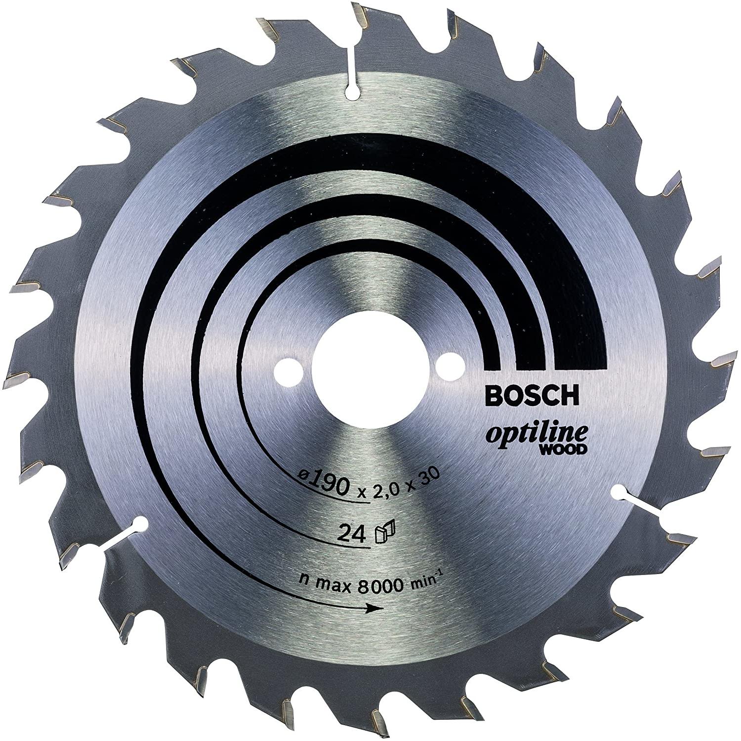 Bosch Professional Zubehör, Sägeblatt, PRO Wood Kreissägeblatt, 190 x 2 x 30 mm