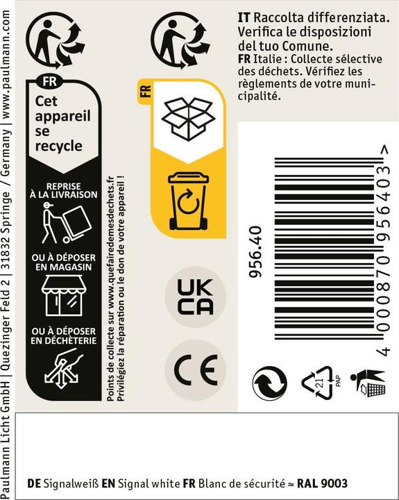 Produktbild Paulmann URail Schiene