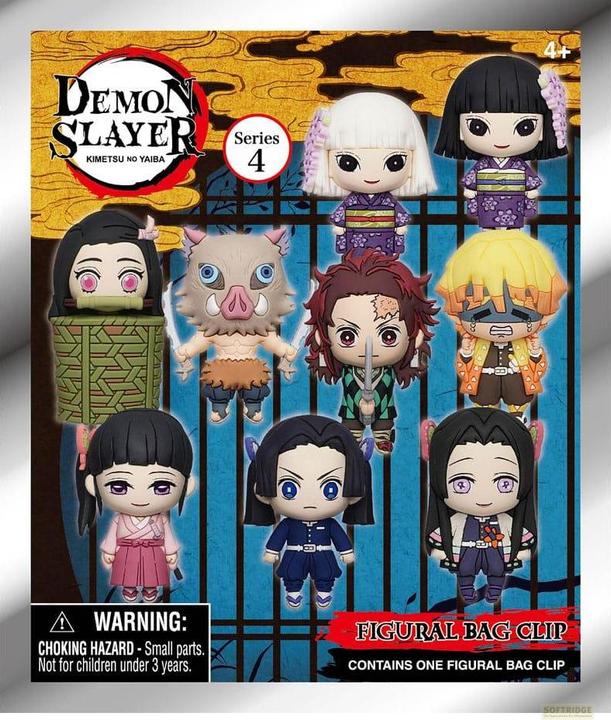 Immagine prodotto Monogram Int. Ammazzademoni: Kimetsu no Yaiba 3D Ciondolo da borsa in PVC Serie 4 Display (24)