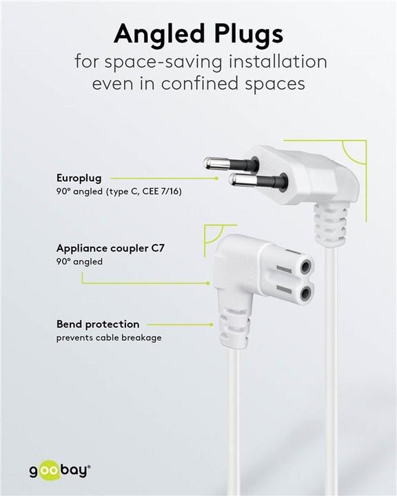 Produktbild Goobay CEE 7/16 – C7 (1.50 m)
