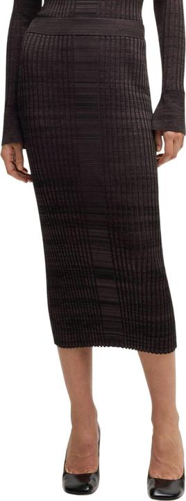 Actual product image BOSS Womens/Ladies Farmina Ribbed Knitted Midi Skirt (S)