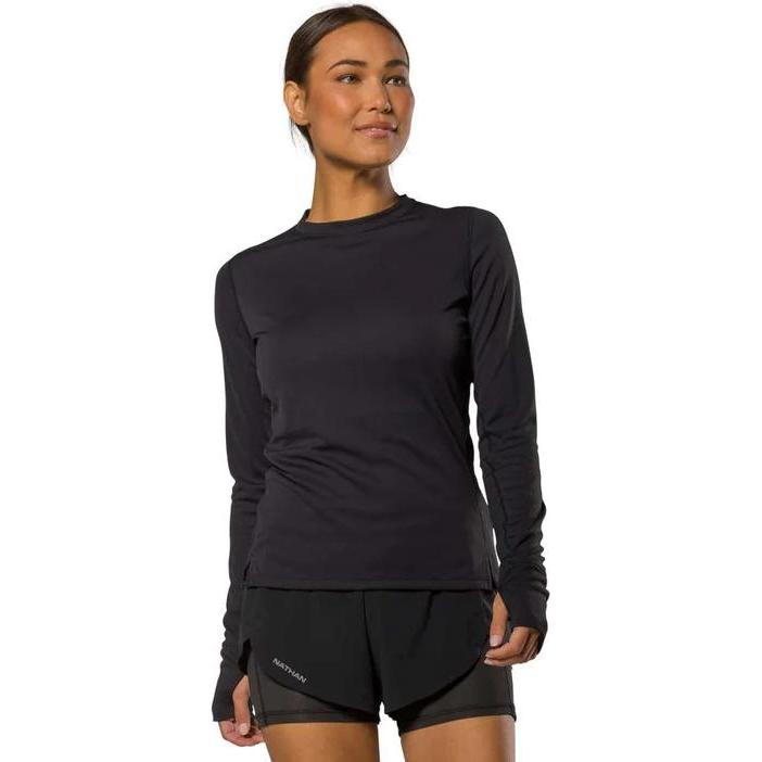 Nathan, Damen, Sportshirt, Rise 2.0 (XL), Schwarz, XL