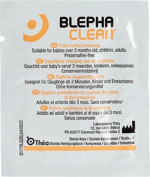 Produktbild Théa Blephaclean (20 Einzeln verpackte, Sterile Reinigunstücher)