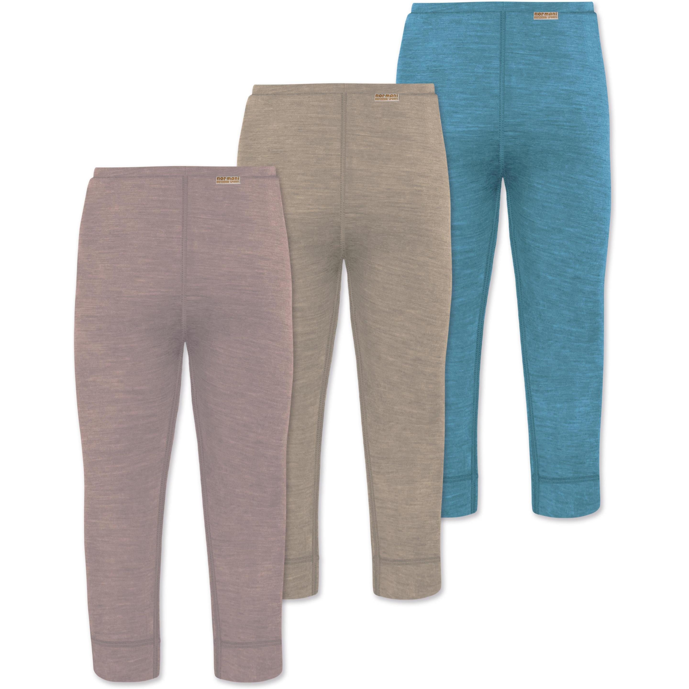 Thumbnail - Normani, Herren, Funktionsunterhose, 3er Pack Baby Merino Hose Unterhose „Tihoi" - 9509 (68), Blau, 68
