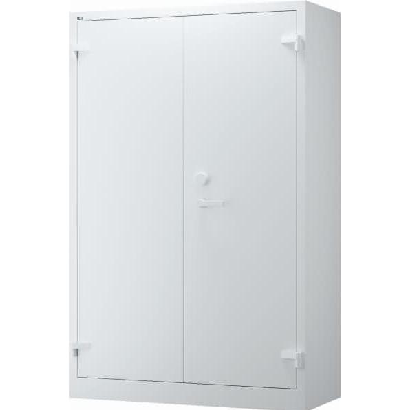 Bisley, Aktenschrank, Feuerschutzschrank HxBxT 195x126x55cm 4 Böden 5 OH lichtgrau