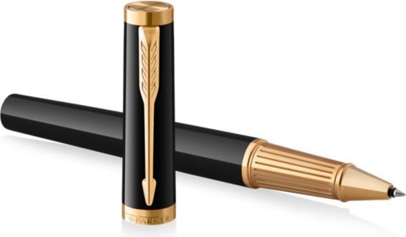Produktbild Parker Pen PARKER Rollerball Ingenuity Schwarz glänzend GT (F, schwarz) (Gold, Schwarz, 1 x)