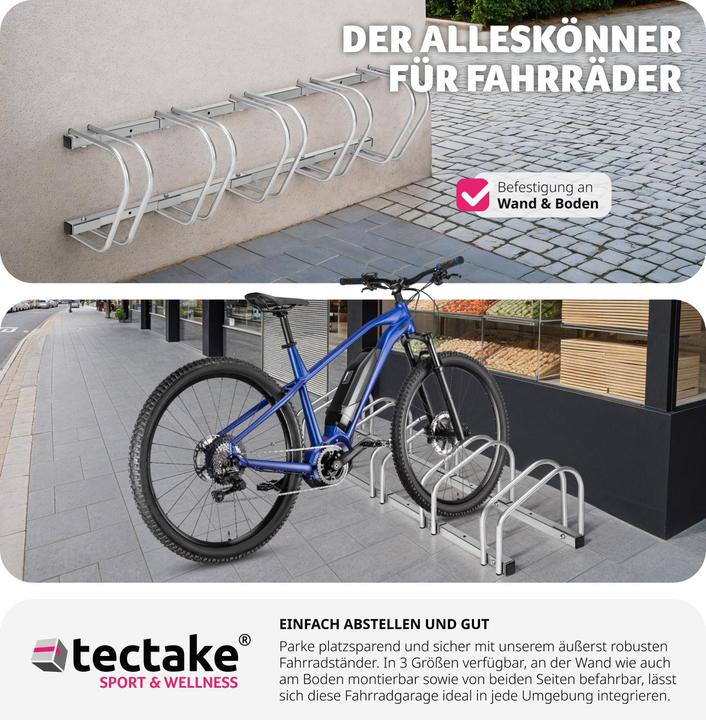 Actual product image tectake Bicycle stand