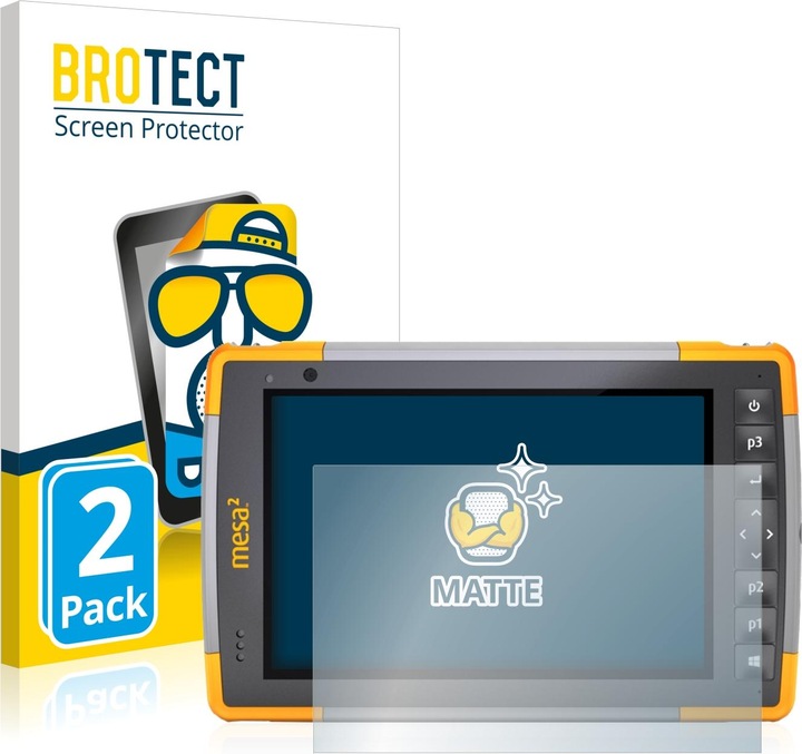 Productafbeelding BROTECT Antireflecterende schermbeschermer mat (2 Stuk, Mesa 2 Rugged Tablet)