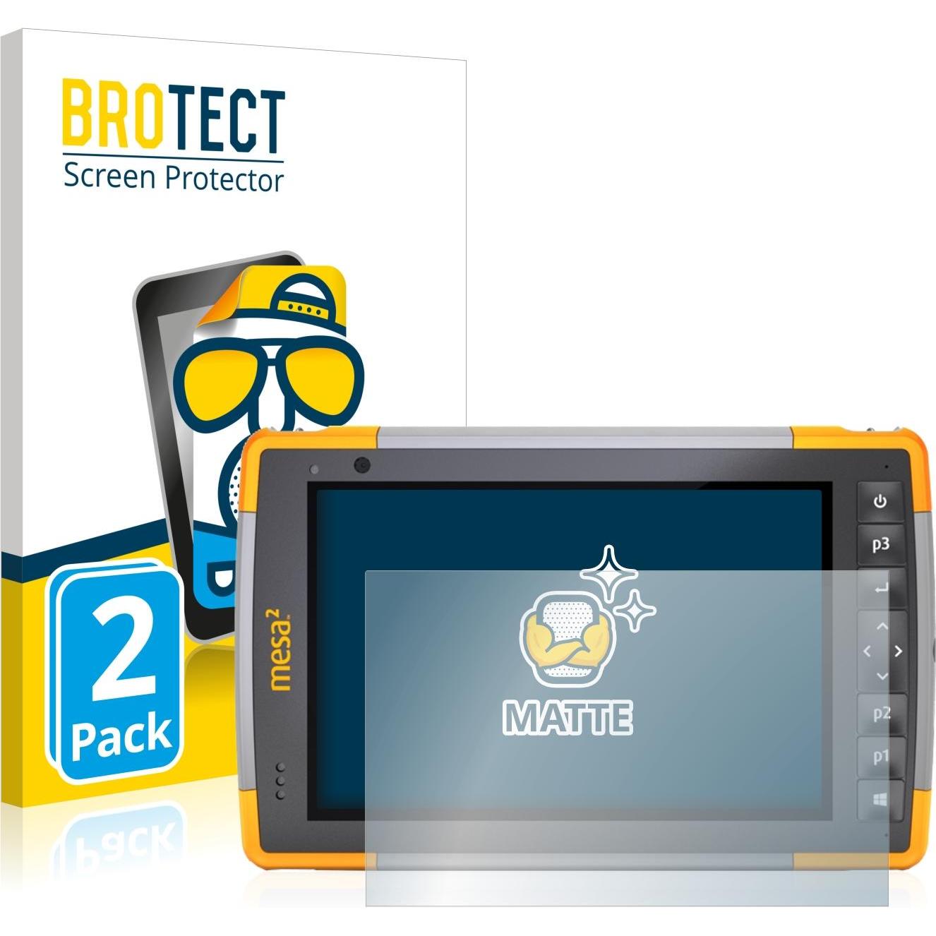 BROTECT Entspiegelungs-Schutzfolie Displayschutz Matt (2 Stück, Mesa 2 Rugged Tablet), Tablet Schutzfolie