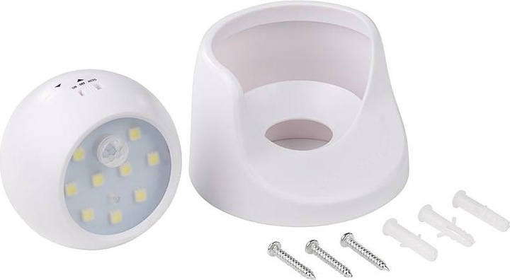 Produktbild Luminea Kabelloser LED-Strahler mit Bewegungssensor (100 lm)