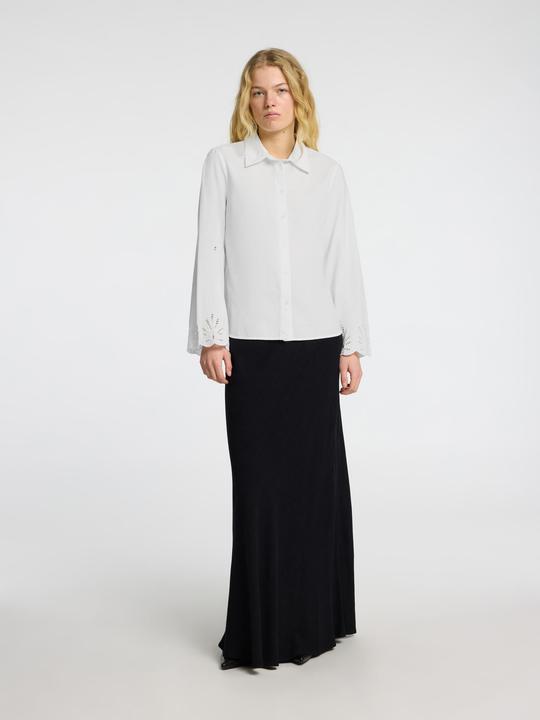 Actual product image Selected Femme Slfdahlia Ls Broderi Shirt Noos (44)