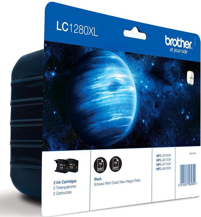 Produktbild Brother LC-1280XL TWIN PACK BLISTER BL (BK)