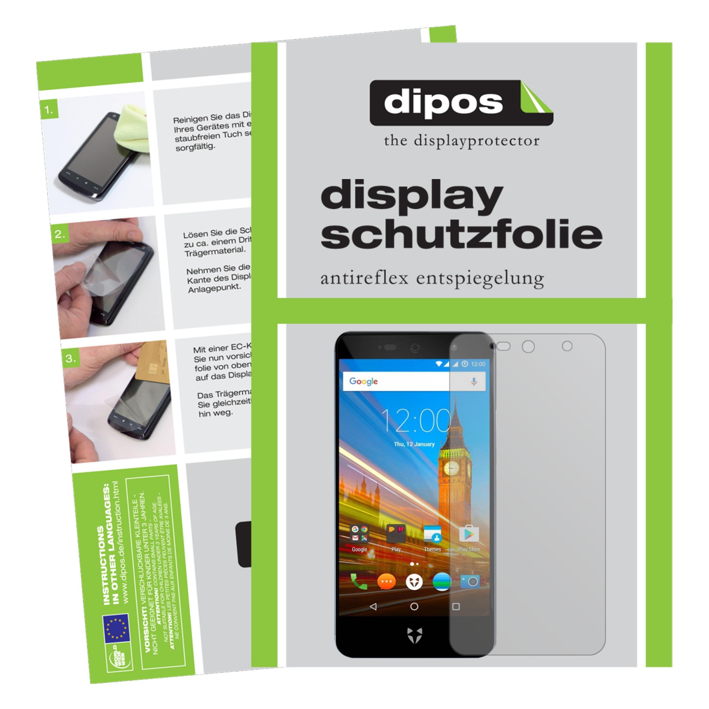 Dipos 6X Pellicola Protettiva Antiriflesso Per Wileyfox Swift 2X: Protezione Opaca Anti-impronte Made In Germany
