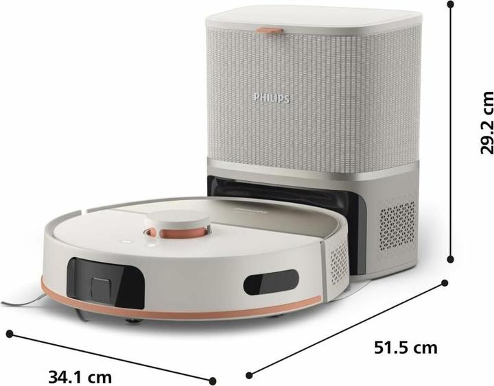 Produktbild Philips HomeRun 5000 Series Saug- & Wischroboter (10000 Pa, Wischtuch)