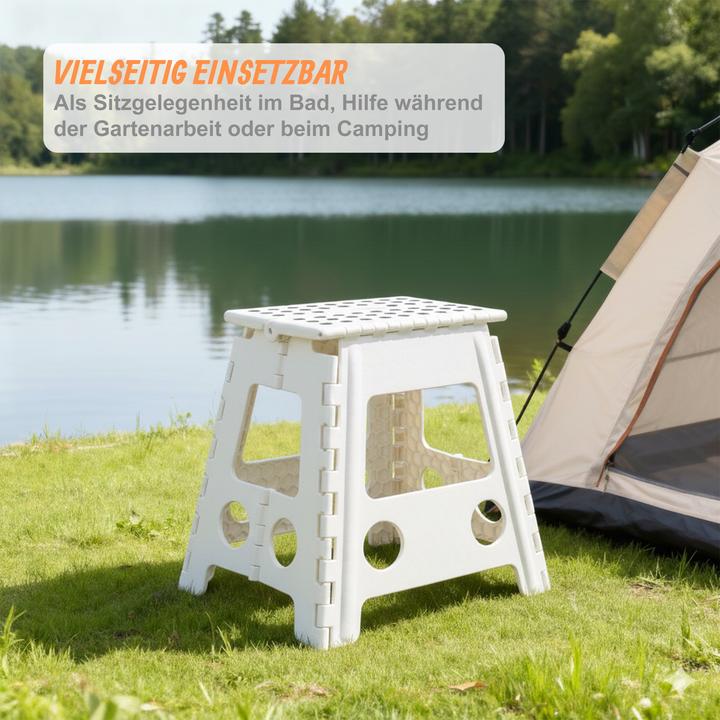 Actual product image Relaxdays Folding Stool XL