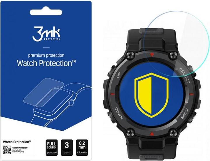 Immagine prodotto 3MK Xiaomi Amazfit T-Rex Pro - Watch Protection? v. FlexibleGlass Lite